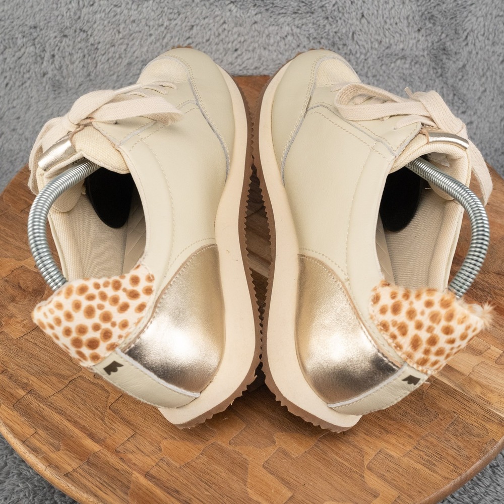 BIRDIES The Roadrunner LOW-TOP RETRO SNEAKERS in Dune Women's Size 9.5 Shoes - Picture 6 of 9